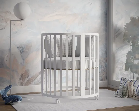 Изображение ДЕТСКАЯ КРОВАТКА ECO  СЕВЕРНАЯ ЗВЕЗДА 7 В 1 ВЫСТАВОЧНЫЙ ОБРАЗЕЦ САМОВЫВОЗ УЦЕНКА