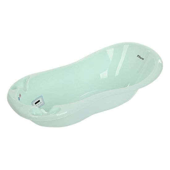 Изображение ВАННОЧКА ДЛЯ КУПАНИЯ СО СЛИВОМ И ТЕРМОМЕТРОМ PITUSO RONDA